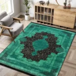 Jordan Rug 1200 Reeds Irani Rug GreenBlack Design Mp Mk