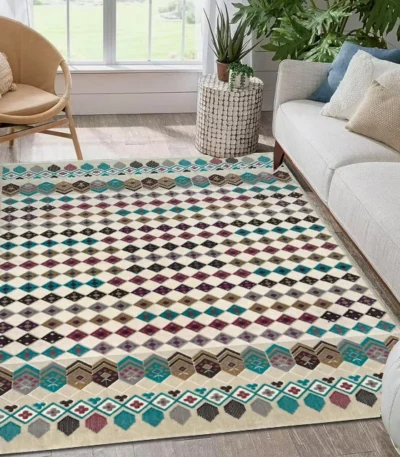 Sepas Vintage Antiques Carpets Cream Mix Rug