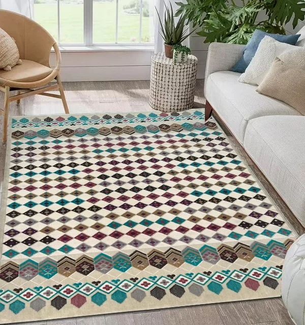 Sepas Vintage Antiques Carpets Cream Mix Rug