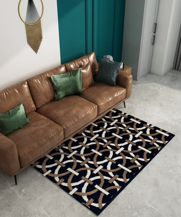 Venus Kaplan Rug Tornado BlackBrown Mk