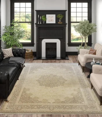 Farsh Avat Carpet Rug 1200 Reeds OffWhite MK