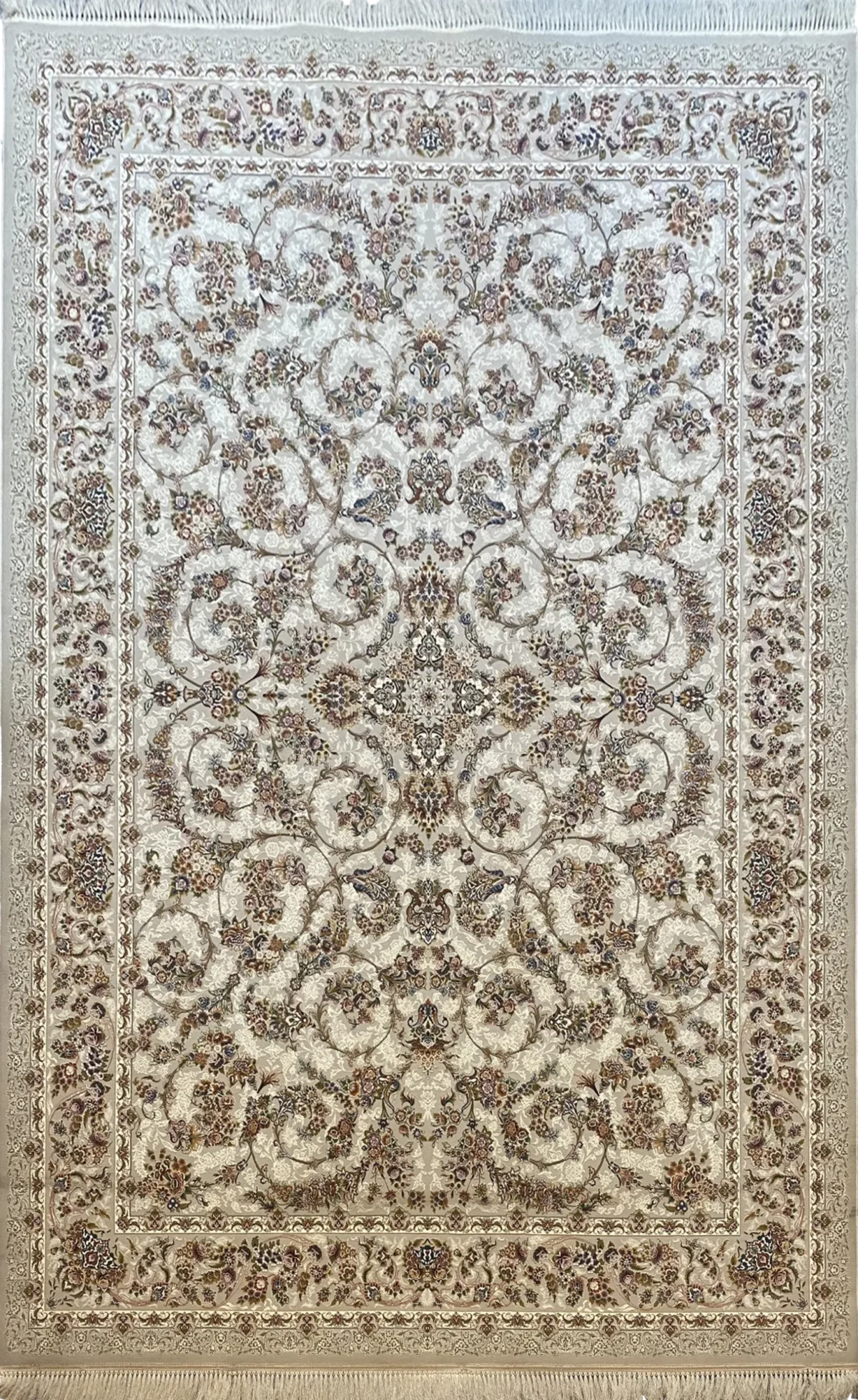 Hakhamanesh Carpets Cream Design Rug