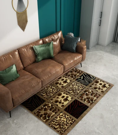 Venus Kaplan Rug Coral Plus BrownCream Mk