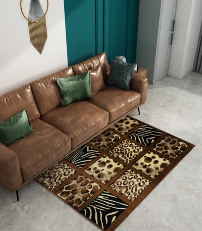 Venus Kaplan Rug Coral Plus BrownOffWhite Mk