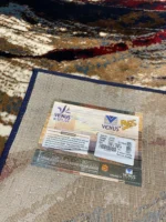 Venus Kaplan Rug Lotus NavyBeige back