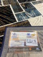 Venus Kaplan Rug Lotus NavyCream back