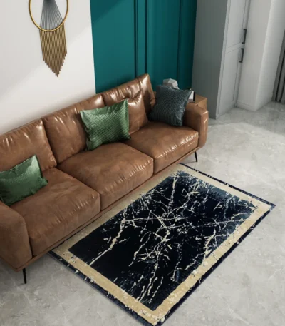 Venus Kaplan Rug Lotus NavyOffWhite Mk