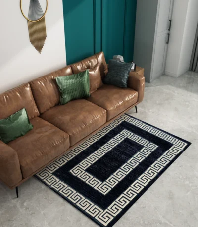 Venus Kaplan Rug Lotus NavyWhite Mk