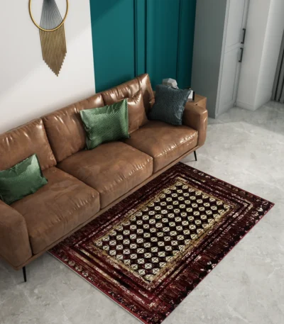 Venus Kaplan Rug Lotus RedBeige Mk