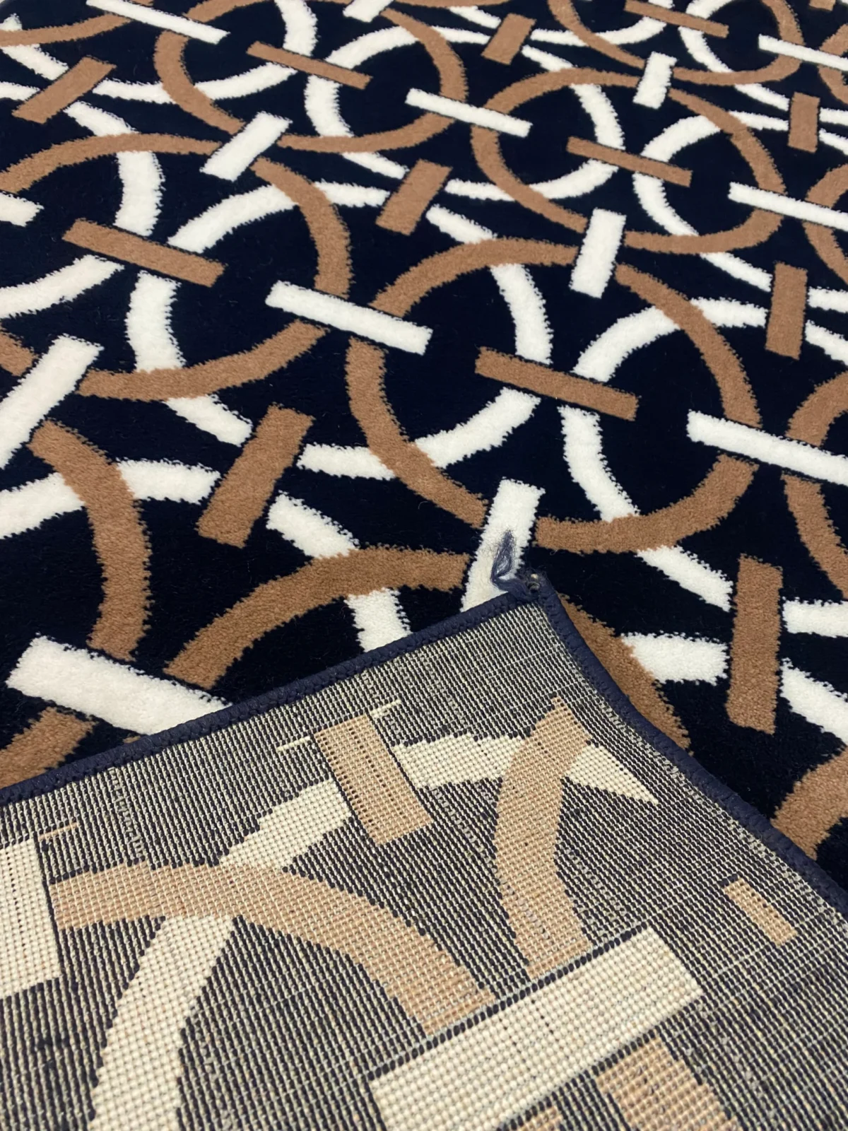 Venus Kaplan Rug Tornado BlackBrown back