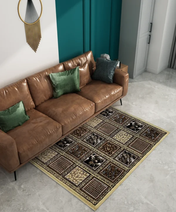 Venus Kaplan Rug in Indigo BeigeBrown Mk
