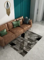 Venus Kaplan Rug in Indigo GreyBlack Mk