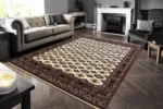 Farsh Pamchal Rug 700 Reeds MaroonCream Mk