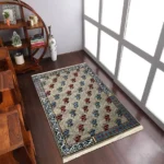 Farsh Sarvestan Carpet Rug Grade 1 440 Reeds GreyMulti Mk