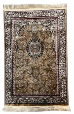 Garnet Janamaz Silky Premium Woven Prayer Mat Style 4 - Image 4