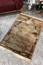 Venus Garnet janamaz Premium Woven Prayer Mat Style 2 Brown