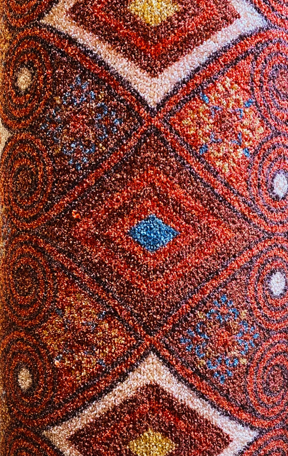 Wall to Wall Carpet Fine Spiral Diamond