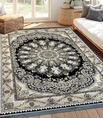 Mashhad Sahel BlackGold Rug