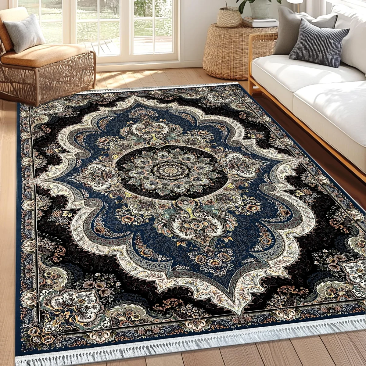 Padide Irani Rug Ferozi 700 Reeds