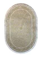 Salima Collection GreyGold Oval Rug