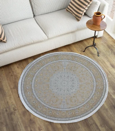 Salima Collection WhiteDesignGold Circle