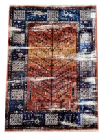 Allure Orange Navy Rug