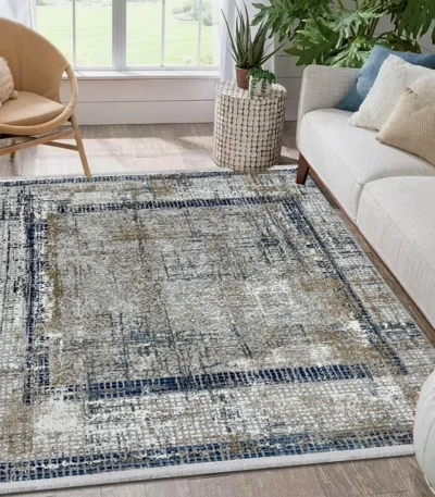 Alpine CreamDBlueBeige Rug