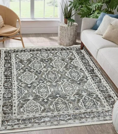 Alpine GreyBeigeWhite Rug