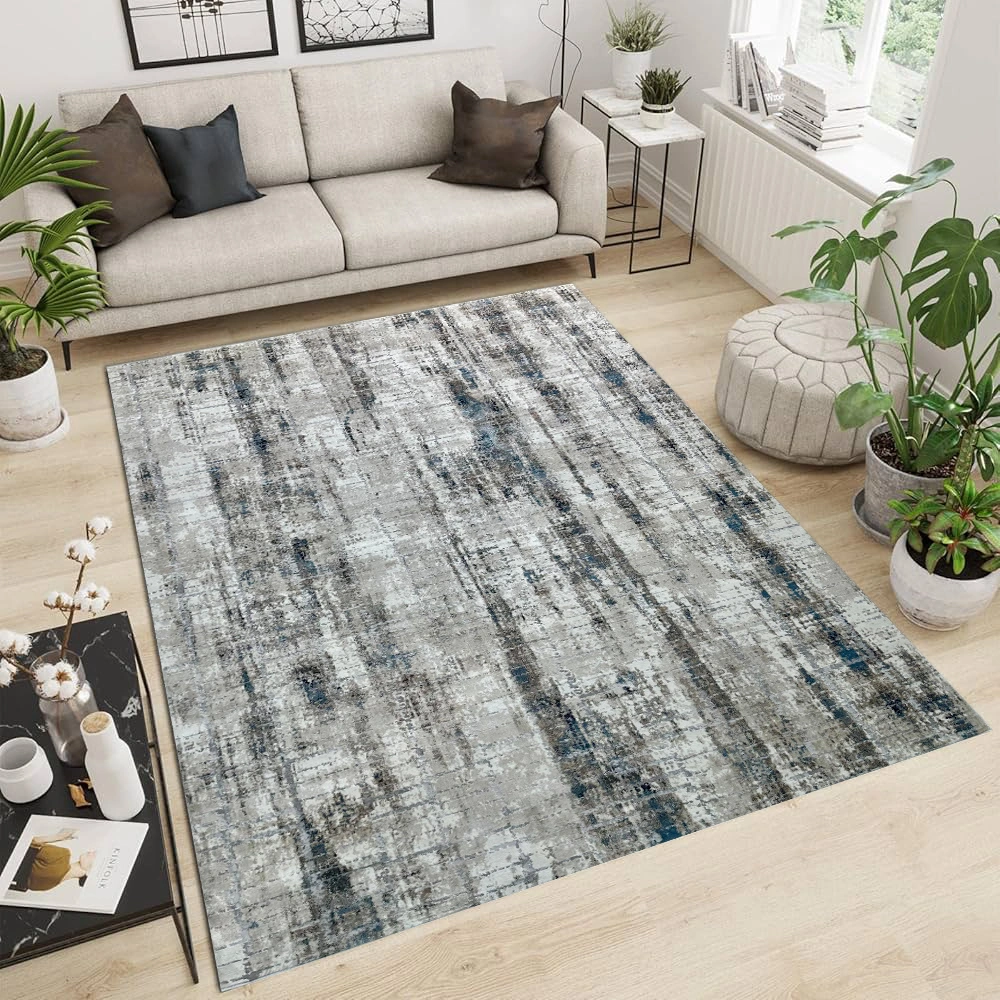 Calvin Klein Infinity IvoryGreyBlue Rug