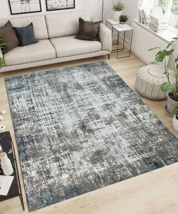 Calvin Klein Infinity OffWhiteBlueGrey Rug