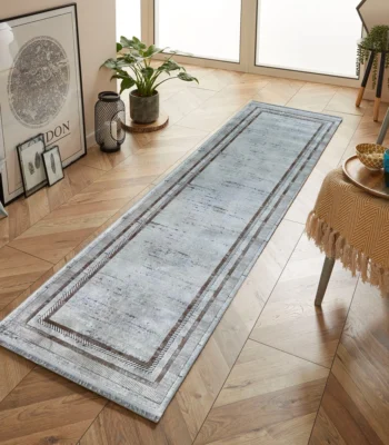 Festival Hali Bianca WhiteGreyRust Runner