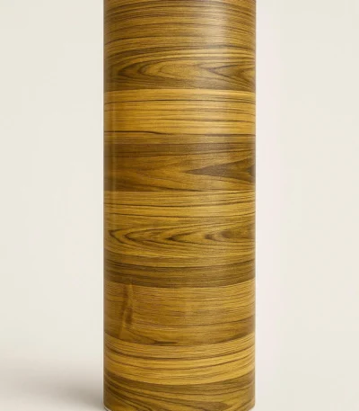 Golden Teak Grain Vinyl Flooring Sheet