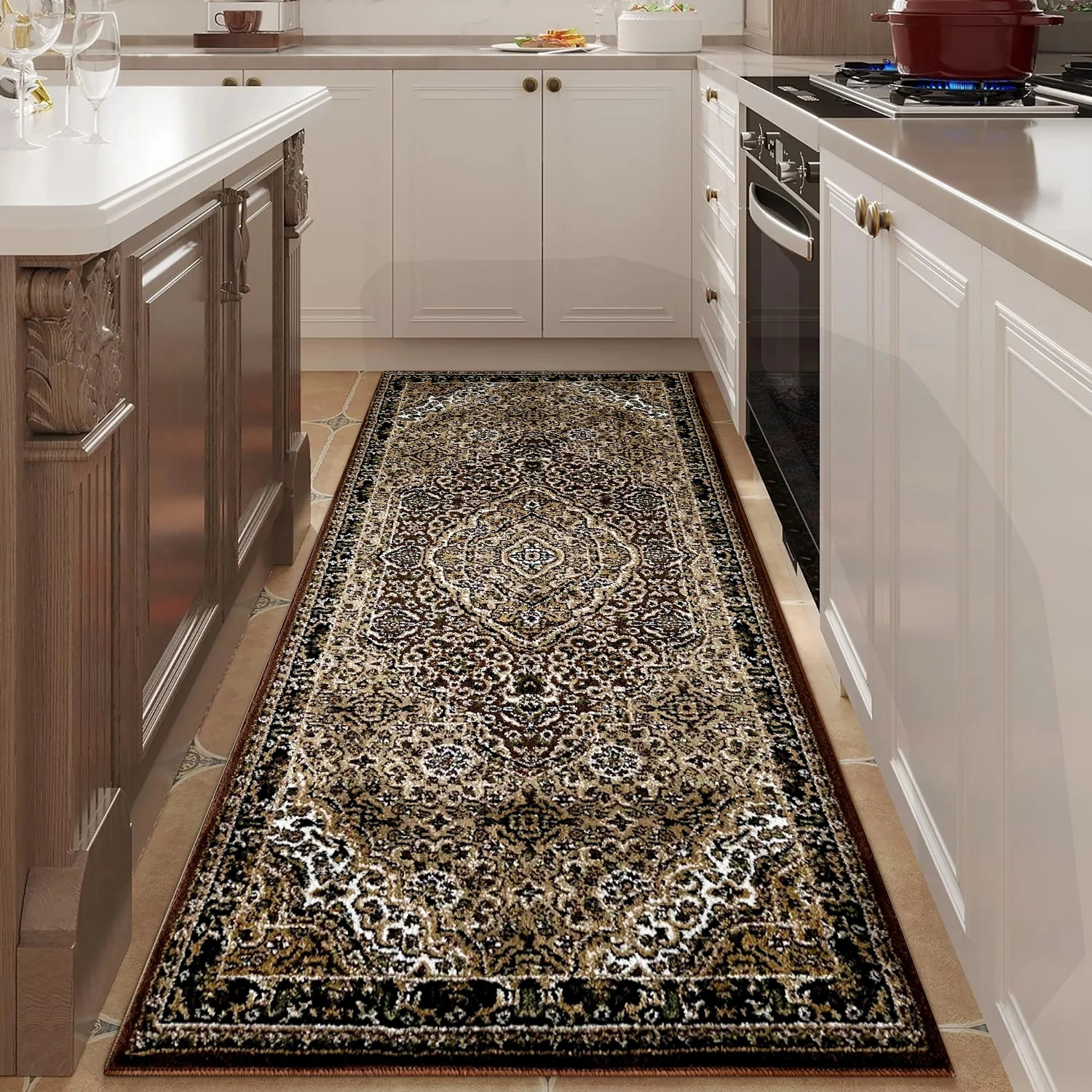 Ideal Eagle BrownDesignWhite Runner