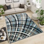 Ideal Eagle Silky GreyBlueWhite Rug