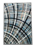 Ideal Eagle Silky GreyBlueWhite Rug
