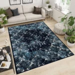 Ideal Eagle Silky RoyalBlue Rug