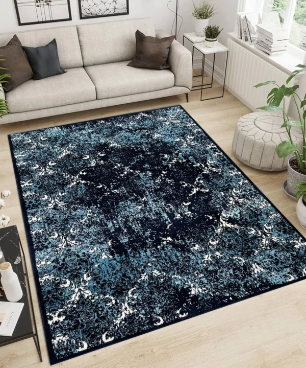 Ideal Eagle Silky RoyalBlue Rug