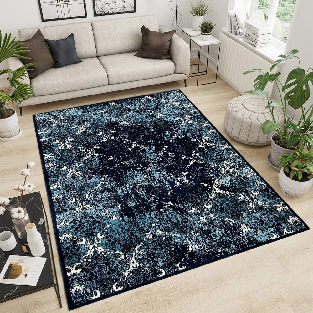 Ideal Eagle Silky RoyalBlue Rug