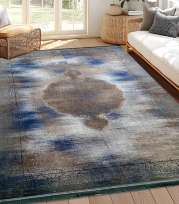 Jordan Carpets TAC Collection GreyBlueBrown Rug