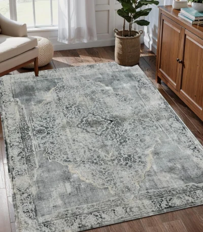 Kartal Carpets BeigeWhiteGrey Rug