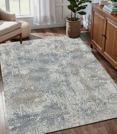 Kartal Carpets Blue Rug