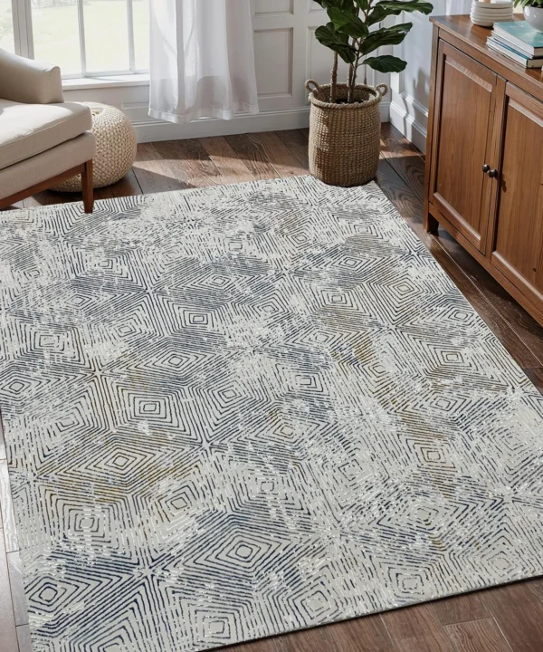 Kartal Carpets Blue Rug
