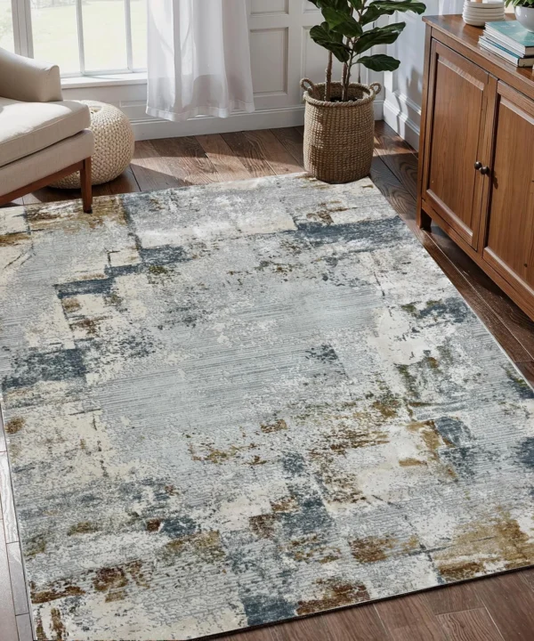 Kartal Carpets Multi Shrink Light Beige Rug