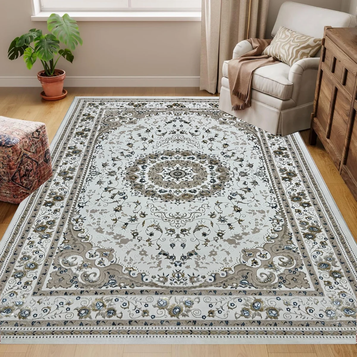 Kartal Carpets Palermo Shrink Cream Rug