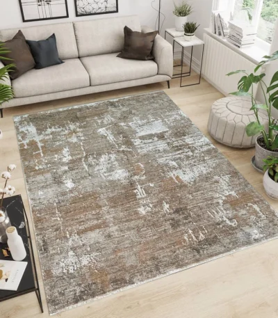 Merinos Pera Collection BeigeCreamLBrown Rug