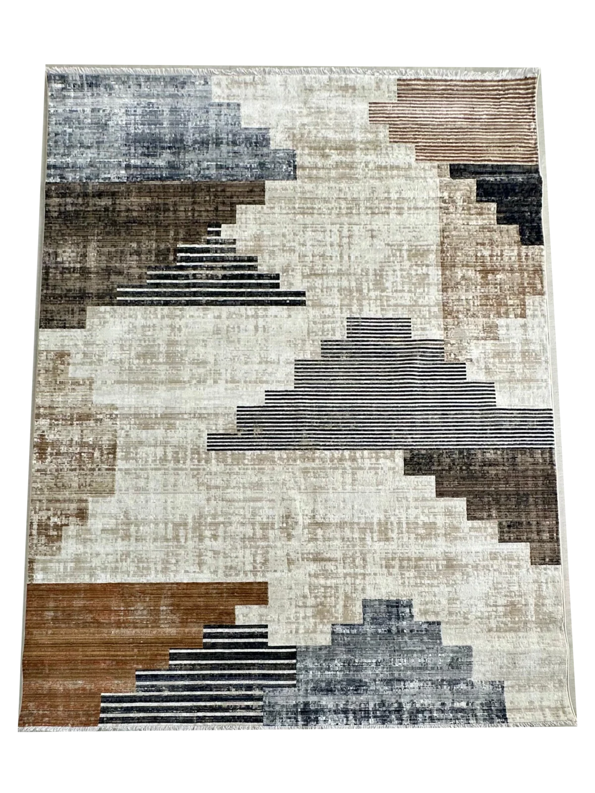Otto Homes NavyRustCream Rug