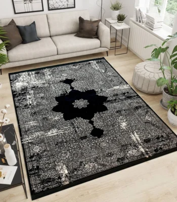 Prestige Carpet Bita Collection BlackNavyGrey Rug