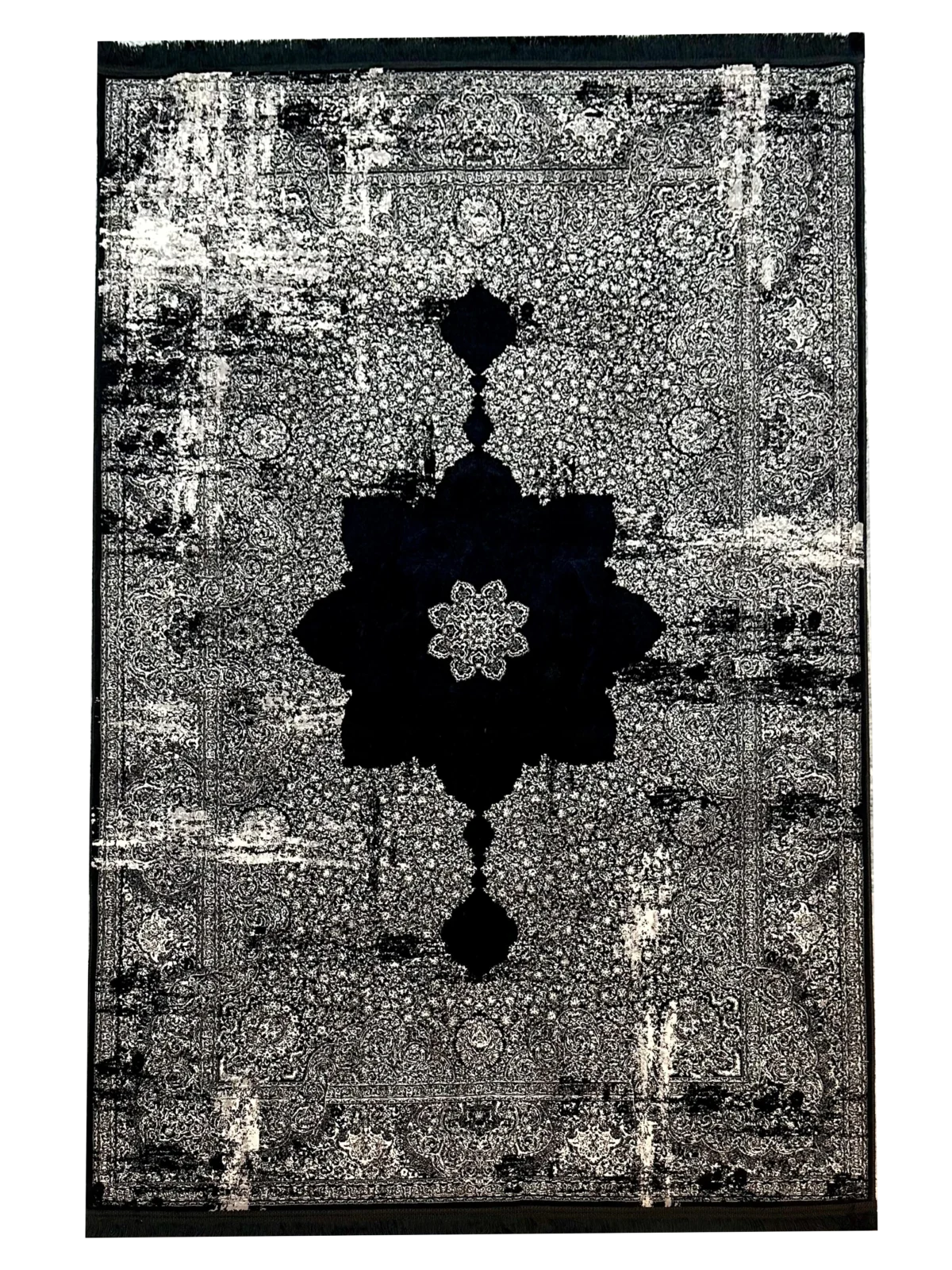 Prestige Carpet Bita Collection BlackNavyGrey Rug - Image 2
