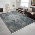 Qalin Deneris Collection GreyishBlue Rug