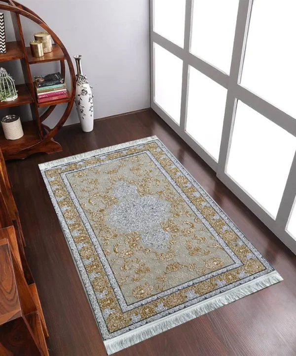 Salima Collection GoldWhite Rug